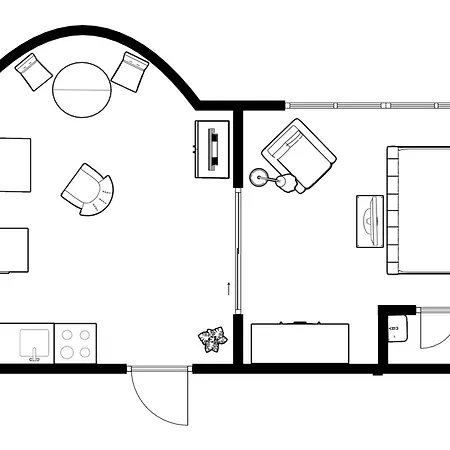 アパート Haus Wellen Und 1 *